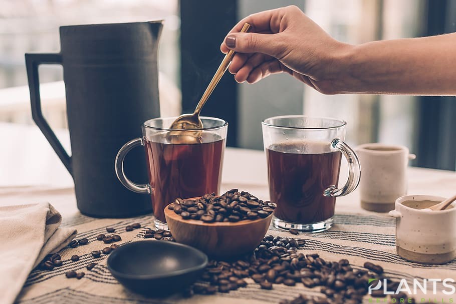 Coffee Beans with Cannabis