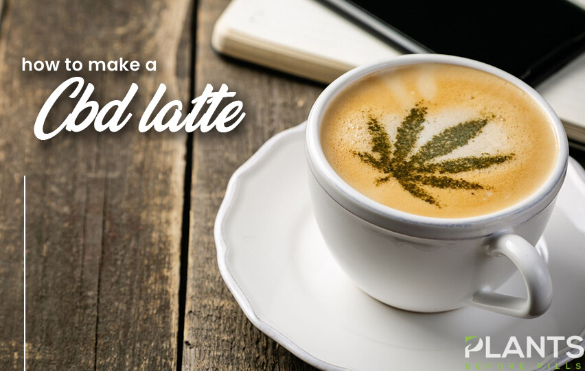 make a CBD latte